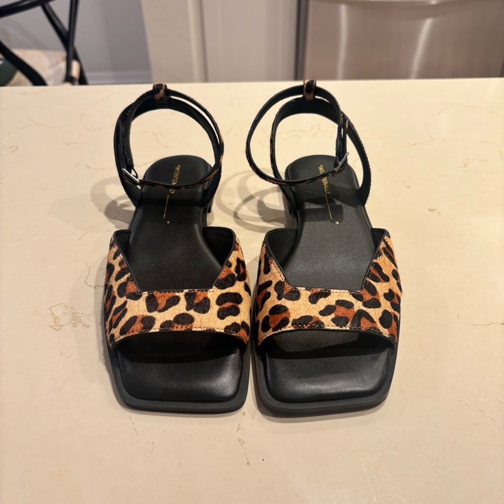 Intentionally Blank - Dive Sandals - Leopard Print - Size 8